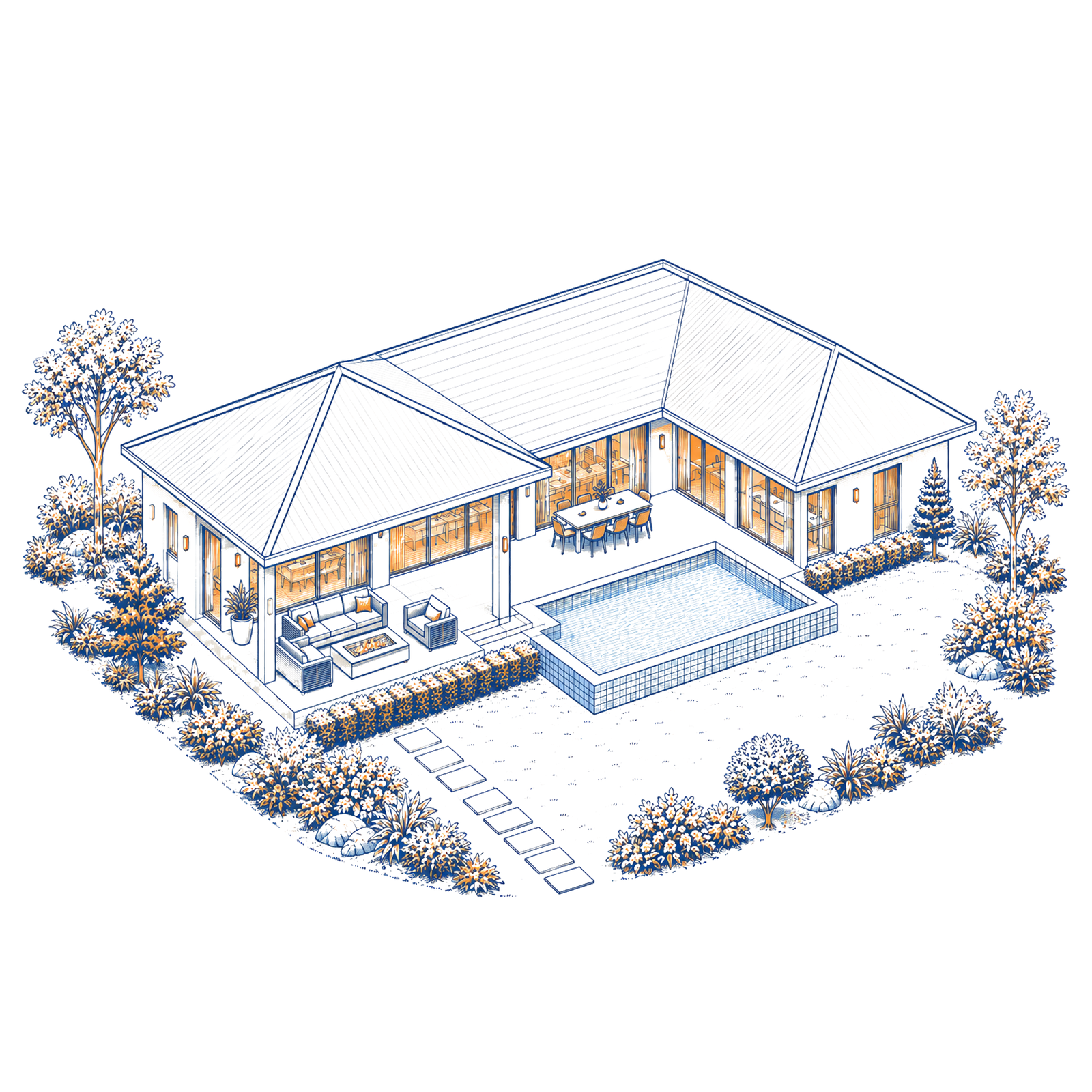 ภาพประกอบผังพื้น Heaven House