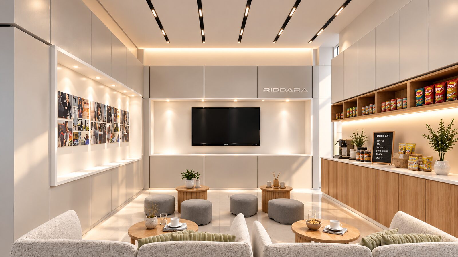 Riddara Showroom lounge seating area