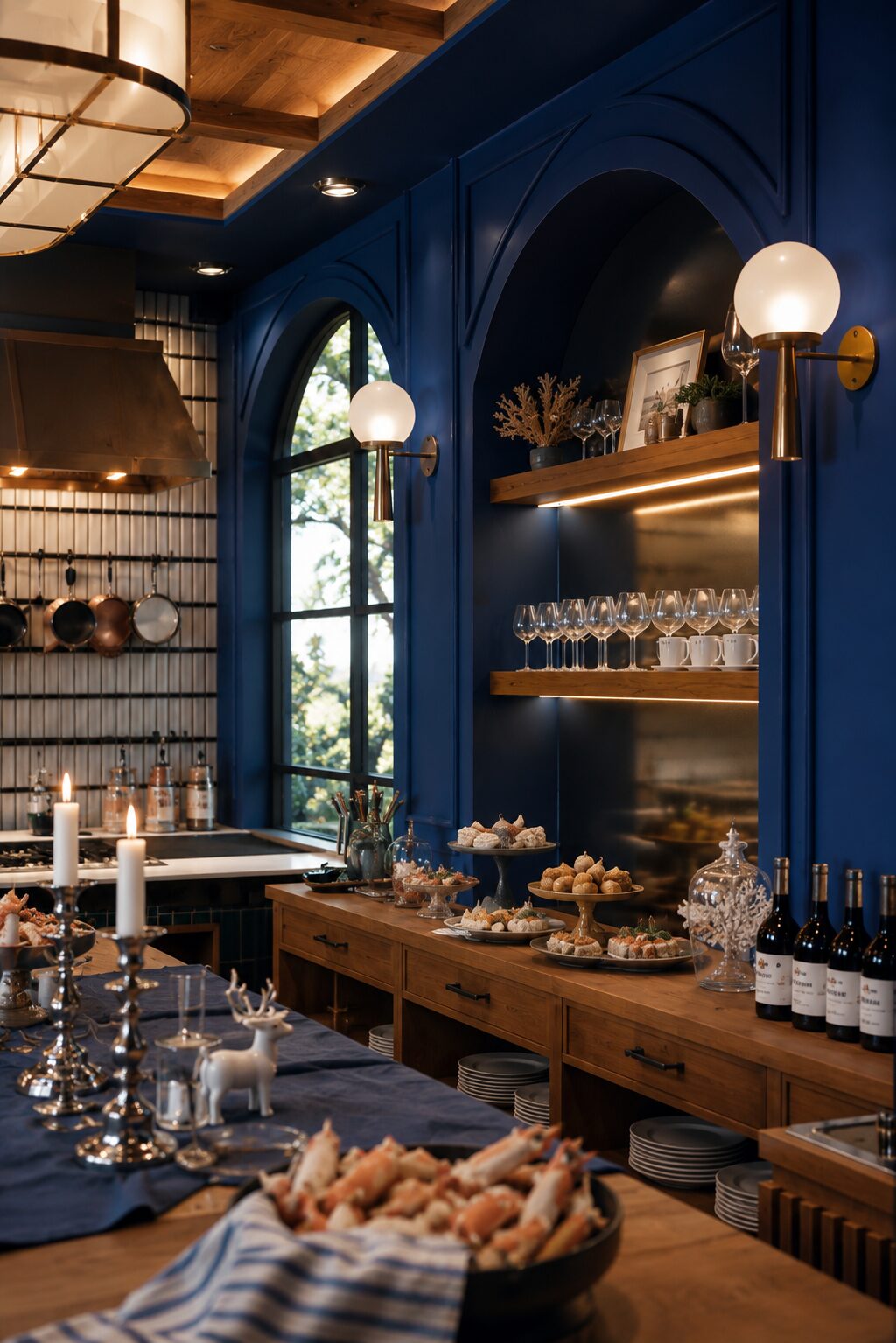 Seacret Garden buffet spread detail