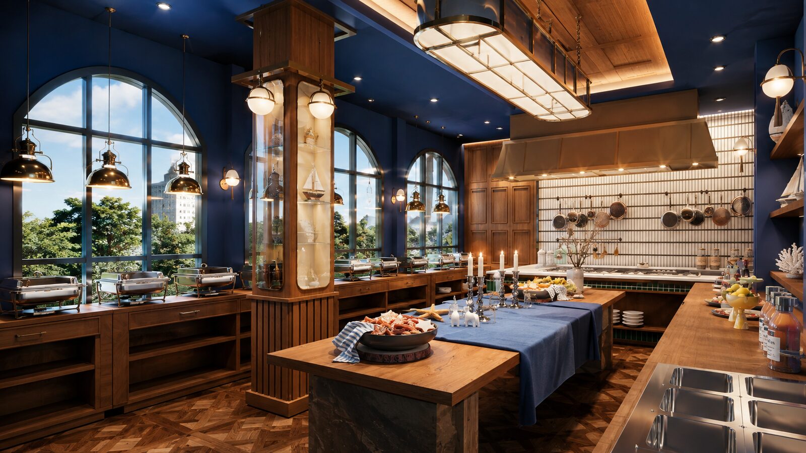 Seacret Garden dining hall, alternate view